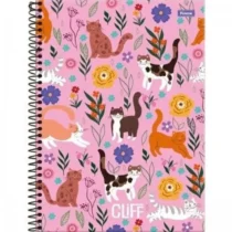 Caderno De 20 Mat. Cliff Cats 320 Fls. - Tilibra