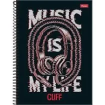 Caderno De 20 Mat. Cliff Music 320 Fls. - Foroni