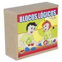 Blocos Lógicos Em Mdf C/ 48 Pçs.  - Carlu Brinquedos