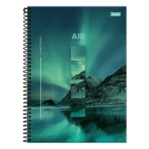 Caderno Espiral Peq. 4 Elementos Air 80 Fls. - Foroni