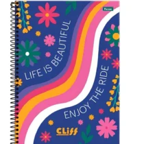 Caderno Espiral Peq. Cliff Life Is Beutiful 80 Fls. - Foroni