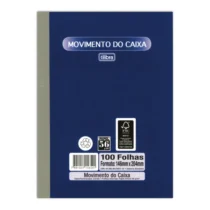 Livro Movimento De Caixa Peq. C/ 100 Fls. - Tilibra