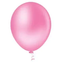 Balão De Soprar N° 8 Redondo Rosa Claro C/ 50  - Joy