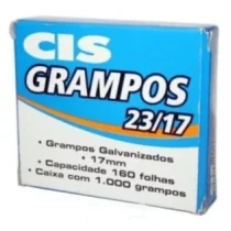 Grampo 23/17 C/ 1000 UN. - Cis