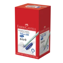 Caneta Esferográfica Trilux Fine Azul C/ 50 UN. - Faber-Castell