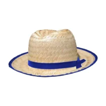Chapéu De Palha Italianinho Azul  - Kopal