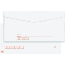 ENVELOPE BRANCO 11 X 22 CM C/CEP - UN