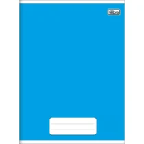 Caderno Brochura Peq. Pepper Azul 80 Fls  - Tilibra