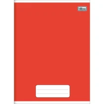 Caderno Brochura Peq. Pepper Vermelho 80 Fls  - Tilibra