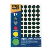 Etiquetas Adesivas Multiuso Preto Tp-19 210 UN. - Clamar