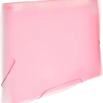 Pasta Sanfonada Rosa A4 38 mm X 230 mm X 330 mm C/ 12 Div.  - Polibras