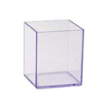 Organizador De Objetos Cristal 8,5 cm X 8,5 cm X 9,5 cm UN. - Maxcril