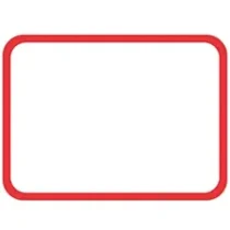 Etiqueta Vermelha Rolo 30 mm X 40 mm UN. - Grespan