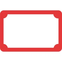 ETIQUETA VERMELHA ROLO 60 MM X 40 MM C/ 150 UN. - GRESPAN