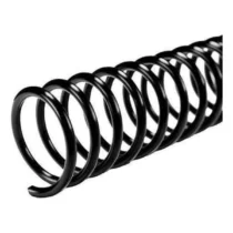 Espiral P/ Encadernação Preta 40 mm UN.