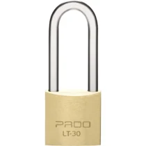 Cadeado De Latão Lt - 30 C/ Haste Longa 30 mm X 50 mm  - Pado