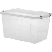 Caixa Multiuso Pratic Box Cristal 20 L  41 cm X 29 cm X 25 cm UN. - Paramount