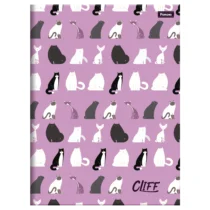 Caderno Brochura Peq. 80 Fls Cliff Cats - Foroni