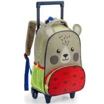 Mochila De Rodinha Animais Urso - Seanite