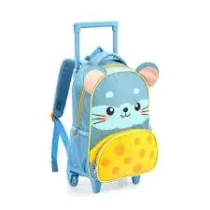 Mochila De Rodinha Animais Ratinho - Seanite