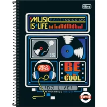 Caderno Pepper Music 10 Mat. 160 Folhas - Tilibra
