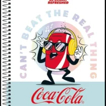 Caderno Coca-Cola 10 Mat. 160 Folhas - Tilibra