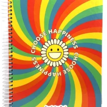 Caderno Joyful Mind Choose Happiness 10 Mat. 160 Fls. - Foroni