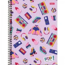 Caderno Pop Collection Music 10 Mat. 200 Fls. - Foroni