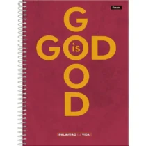 Caderno Palavras Da Vida God Is Good 10 Mat. 160 Fls. - Foroni