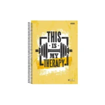 Caderno Be Strong This Is My Therapy 10 Mat. 160 Fls. - São Domingos