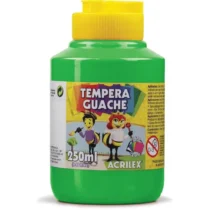 Tinta Guache Verde Folha 250 ml - Acrilex