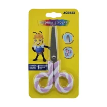 Tesoura Escolar Pirulito Lilás UN. - Acrilex