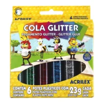 Cola Glitter C/ 6 Cores UN. - Acrilex
