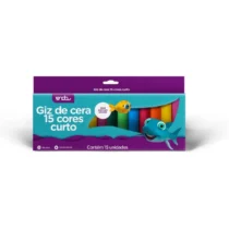 Giz De Cera Curto C/ 15 Cores UN. - Onda