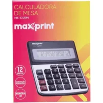 Calculadora De Mesa Mx-C129 C/ 12 Dig. UN. - Maxprint