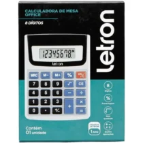 Calculadora De Mesa Office C/ 8 Dig. UN. - Leonora