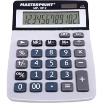 Calculadora De Mesa Mp 1012 C/ 12 Dig. UN. - Masterprint