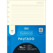 Folhas P/ Caderno Tilidisco Creme C/ 50 Fls. - Tilibra