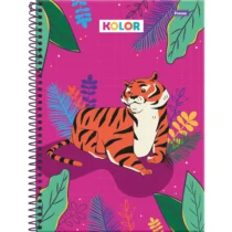 Caderno Kolor 80 Folhas Rosa - Foroni