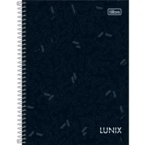 Caderno Espiral Peq. Lunix Preto 160 Fls. - Tilibra