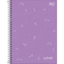 Caderno Espiral Peq. Lunix Lilás 160 Fls. - Tilibra