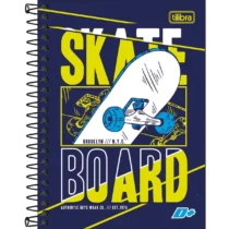 Caderno Espiral Peq. D+ Skate Board 200 Fls. - Tilibra