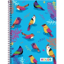 Caderno Kolor 80 Folhas Azul - Foroni