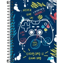 Caderno Espiral Peq. D+ Game 200 Fls. - Tilibra