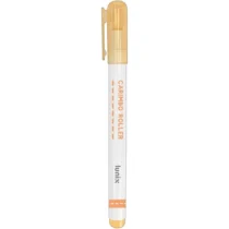Caneta Carimbo Roller Lunix Tom Pastel Laranja UN. - Tilibra
