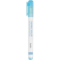 Caneta Carimbo Roller Lunix Tom Pastel Azul UN. - Tilibra