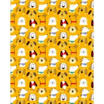 Papel De Presente Infantil Cachorros  - Tilibra