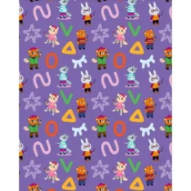 Papel De Presente Infantil Animais  - Tilibra