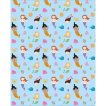 Papel De Presente Infantil Sereias  - Tilibra