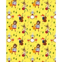 Papel De Presente Infantil Música  - Tilibra